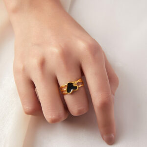 Black Heart Ring - Image 2