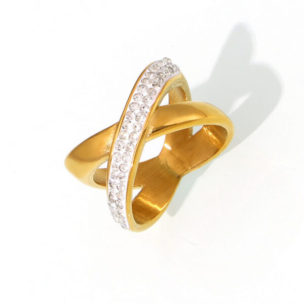 X-Shaped Zirconia Ring