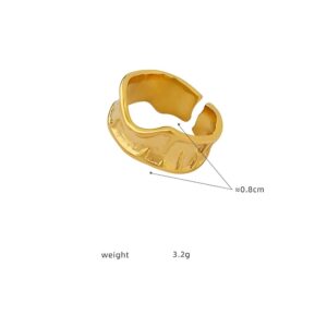 Minimalist Irregular Ring - Image 4