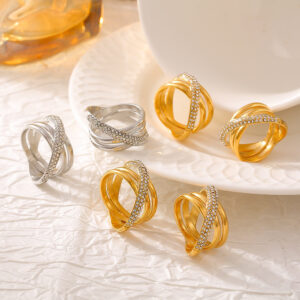 Cross-Wrap Zirconia Ring - Image 5