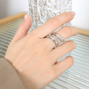 Minimalist Serpent Wrap Ring - Image 3