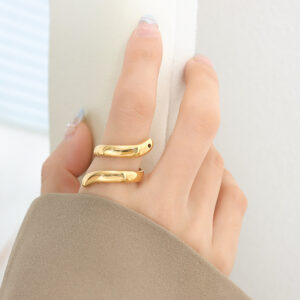 Minimalist Serpent Wrap Ring - Image 2