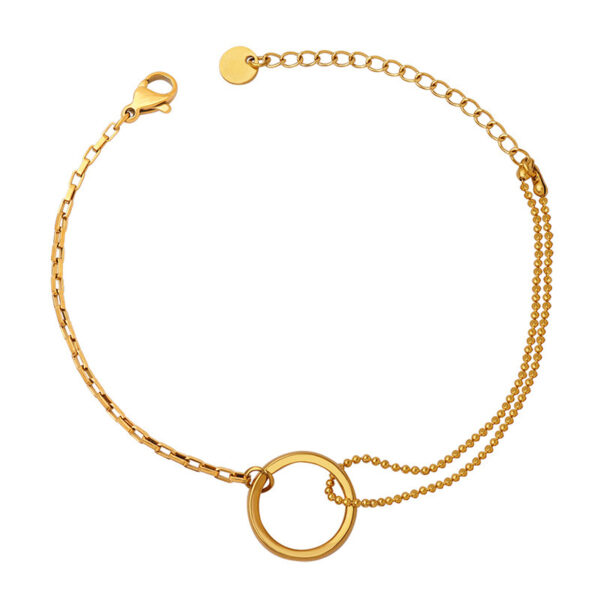 Asymmetric Circle Bracelet