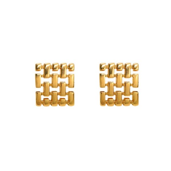 Woven Pattern Earrings