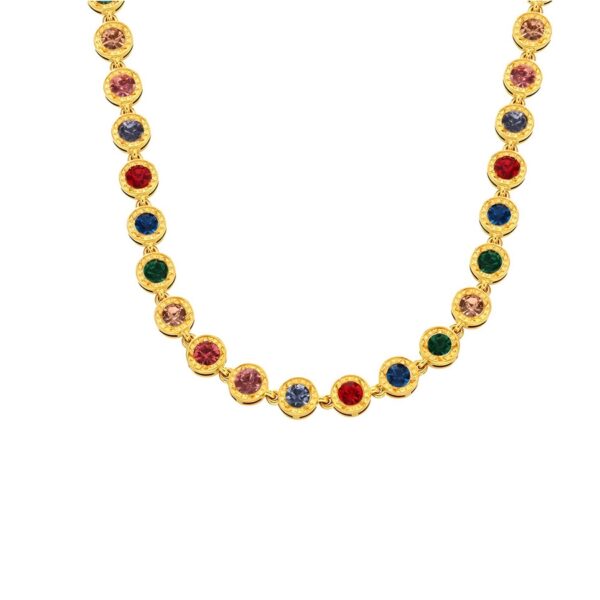 Round Zircon Necklace